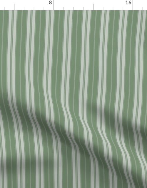 Loden Frost  and Green Autumn Winter 2022 2023 Color Trend Mattress Ticking Fabric