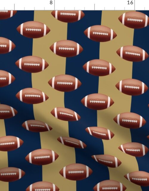 Los Angeles’ Famed Football Team Colors of Blue and Gold Fabric