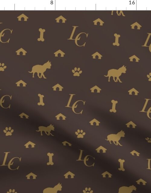 Louis Chihauhau Luxury Dog Attire Print Fabric