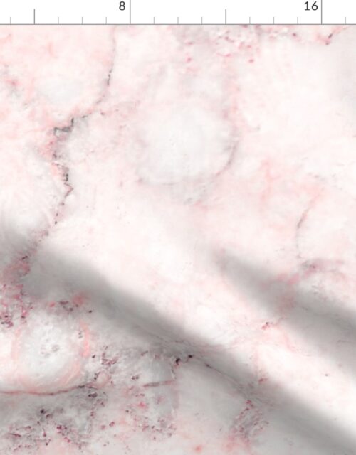 Marble Natural Stone Grey With Pink Veining Quartz Fabric
