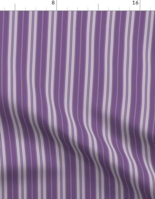 Meadow Violet Purple on Purple Autumn Winter 2022 2023 Color Trend Mattress Ticking Fabric