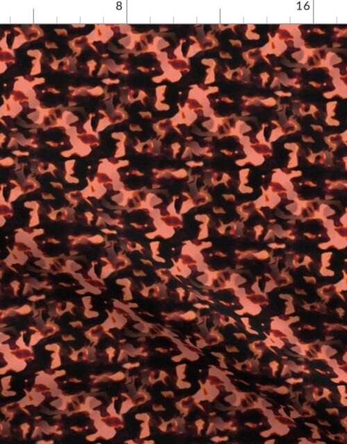 Micro Blush and Brown Tortoiseshell Seamless Repeat Pattern Fabric