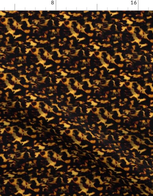 Micro Gold and and Brown Tortoisehell Seamless Repeat Pattern Fabric