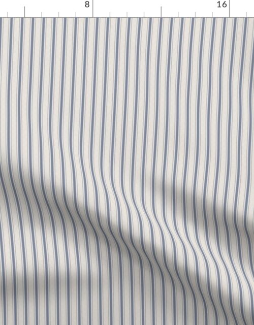 Micro Stressed Blue Denim Mattress Ticking Fabric