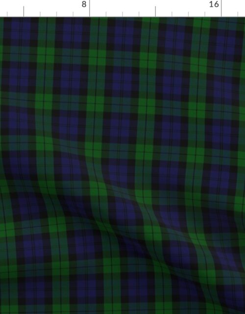 Military  Blackwatch Scottish Tartan Plaid Fabric