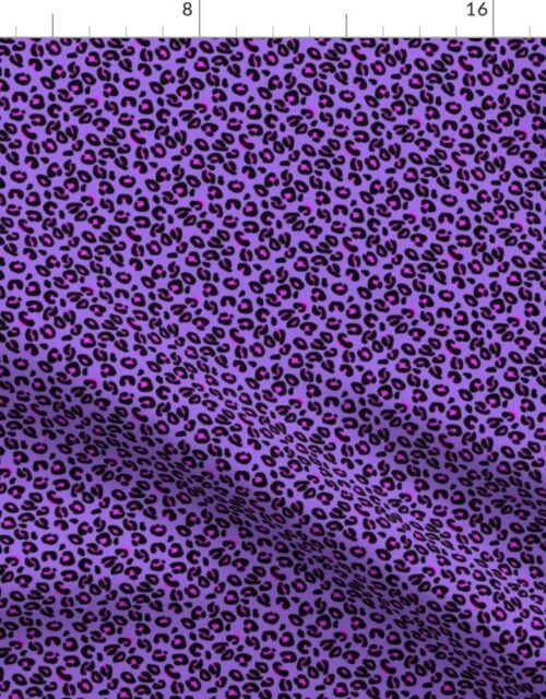 Mini Leopard Spots Orchid Fabric