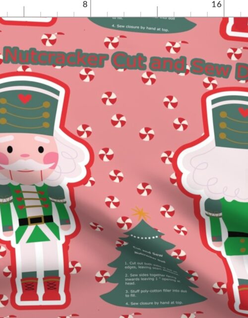 Nutcracker Prince Cut and Sew Doll Christmas Nutcracker Decoration Project Fabric