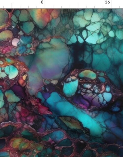 Opal Alcohol Ink 1 Fabric