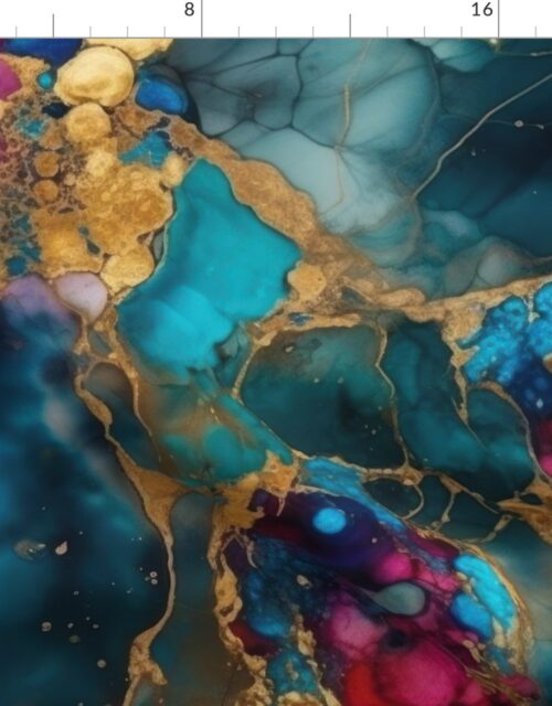 Opal Alcohol Ink 3 Fabric
