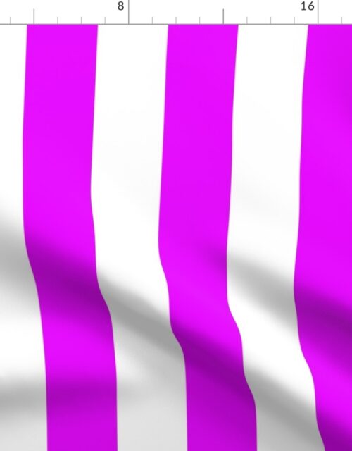 Orlando Orchid Pink Vertical Tent Stripes Florida Colors of the Sunshine State Fabric