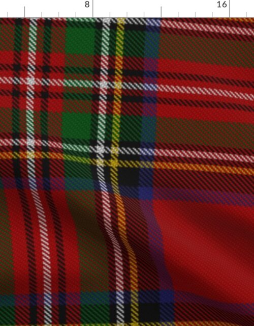 Royal Stewart Tartan Clan Plaid Fabric