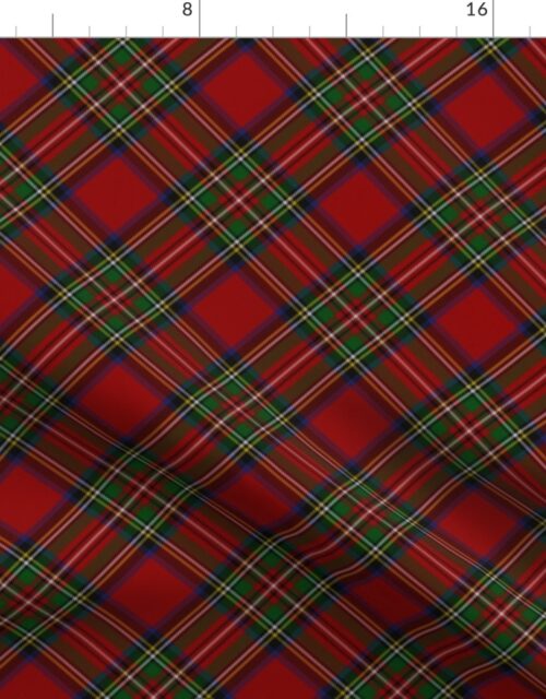 Royal Stewart Tartan Stuart Clan Plaid Tartan Fabric