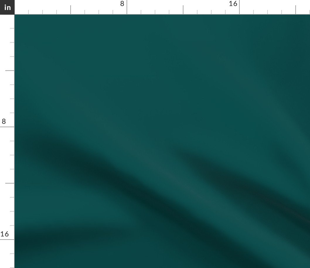 SOLID DARK TEAL #014d4e HTML HEX Colors Fabric
