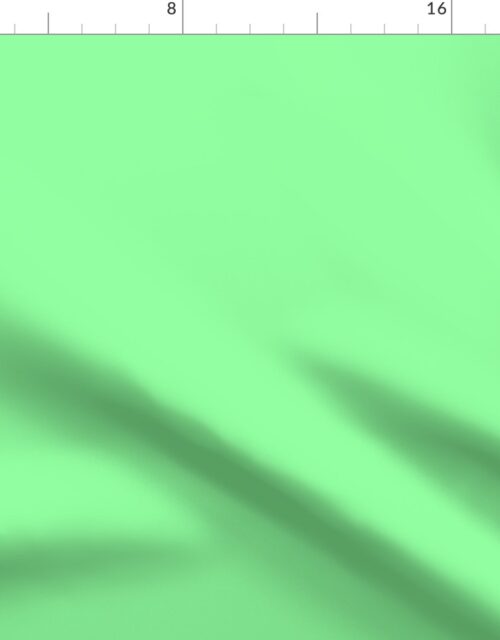 SOLID MINT GREEN  #8fff9f HTML HEX Colors Fabric