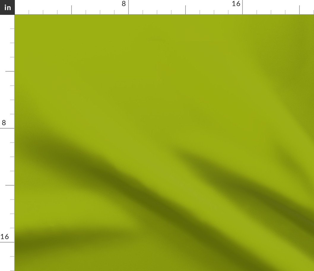 SOLID PUKE GREEN  #9aae07 HTML HEX Colors Fabric