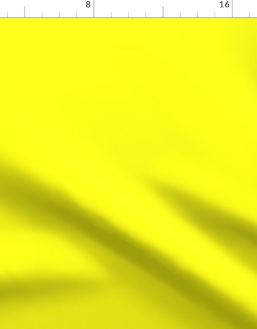 SOLID YELLOW #ffff14 HTML HEX Colors Fabric