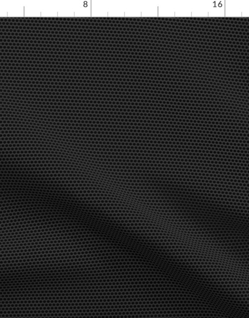 Small Black and Grey Perforated Pinhole Carbon Fiber Fabric