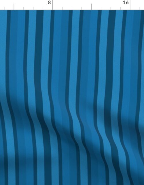 Small Bluebell Shades Modern Interior Design Stripe Fabric