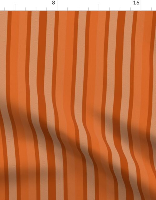 Small Carrot Shades Modern Interior Design Stripe Fabric