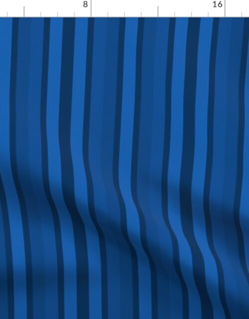 Small Colbalt Shades Modern Interior Design Stripe Fabric