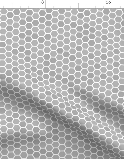 Small Grey Honeycomb Fabric