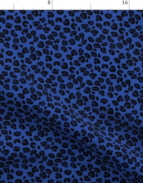 Small Leopard Moody Blues Spots Fabric