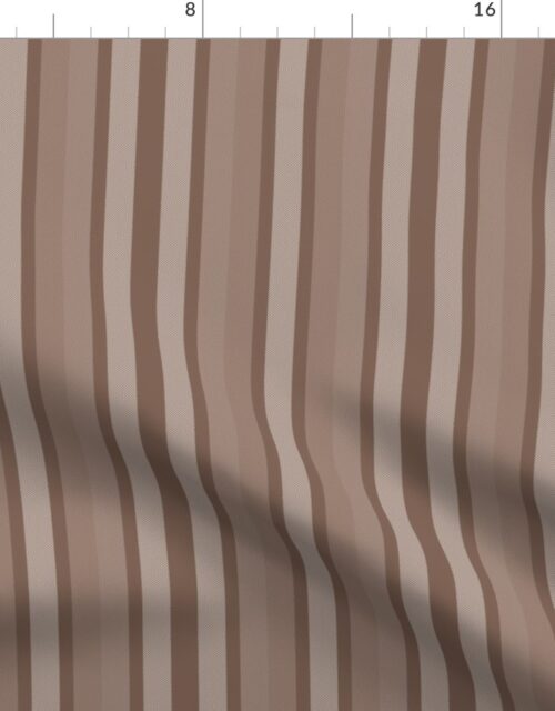 Small Mocha Shades Modern Interior Design Stripe Fabric