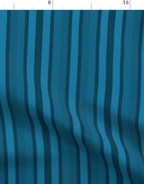Small Peacock Shades Modern Interior Design Stripe Fabric