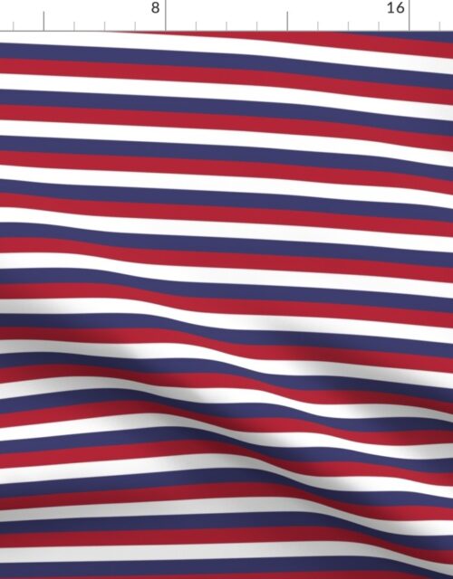 Small USA Flag Red, White and Blue Stripes Fabric