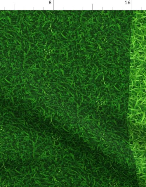 Sports Field Two-Tone Fake Green Grass Pitch Surface Fabric