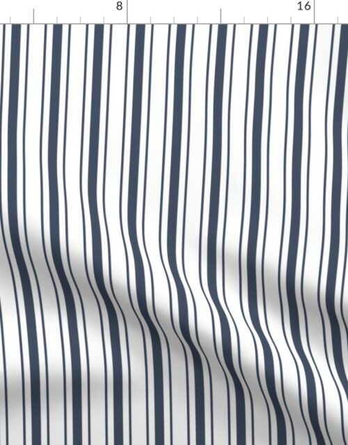 Storm and Cloud Jacobean Ticking Stripe Fabric