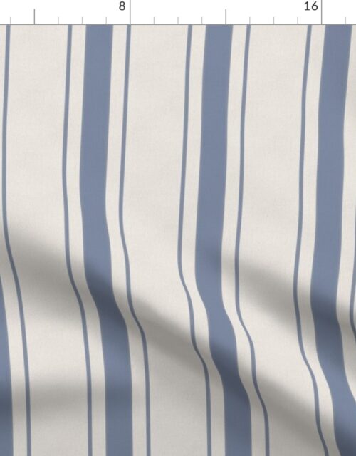 Stressed Blue Denim Mattress Ticking Fabric