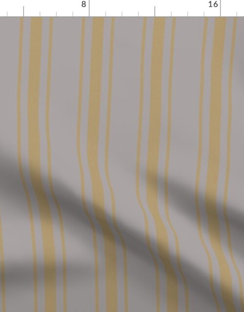 Tan on Fawn French Provincial Mattress Ticking Fabric
