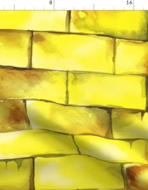 Yellow Brick Road Seamless Repeating Pattern Fabric
