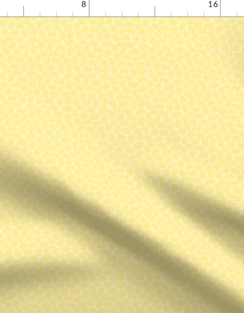 Yellow Pastel Easter Eggs Fabric