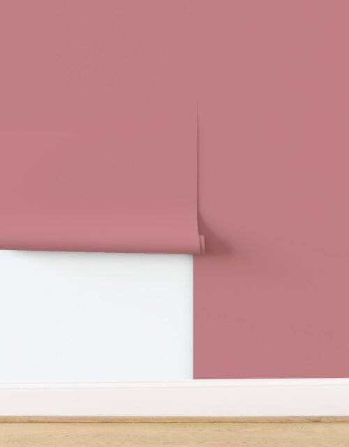 Dusty Rose Solid Design Color Wallpaper