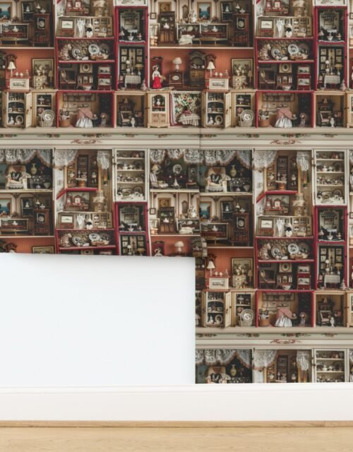 Victorian Dollshouse with Period Decor 2 Wallpaper