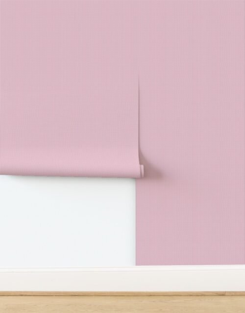 Micro Soft Pink Gingham Check Wallpaper