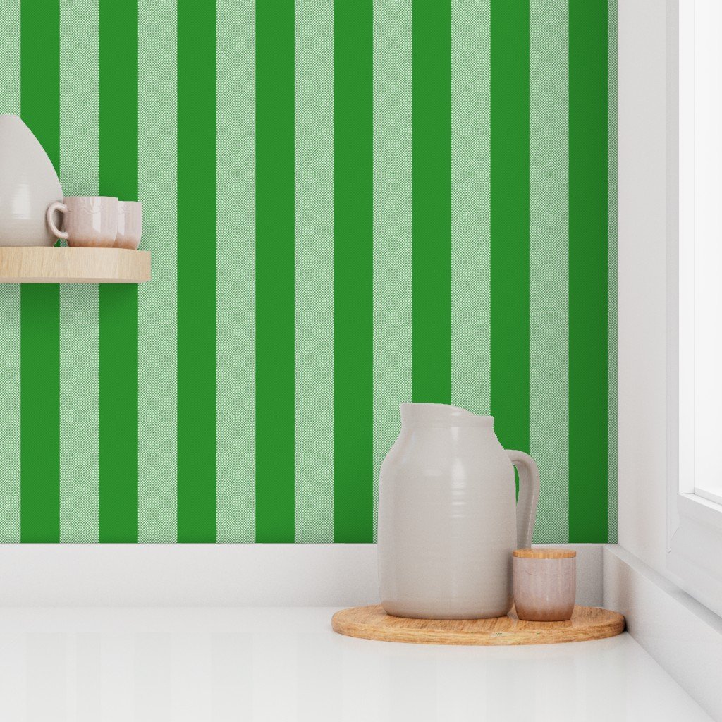 Forest Green Upholstery Decor Stripe – Wilderness Series Wallpaper