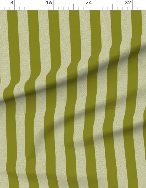 Olive Green Upholstery Decor Stripe - Wilderness Series