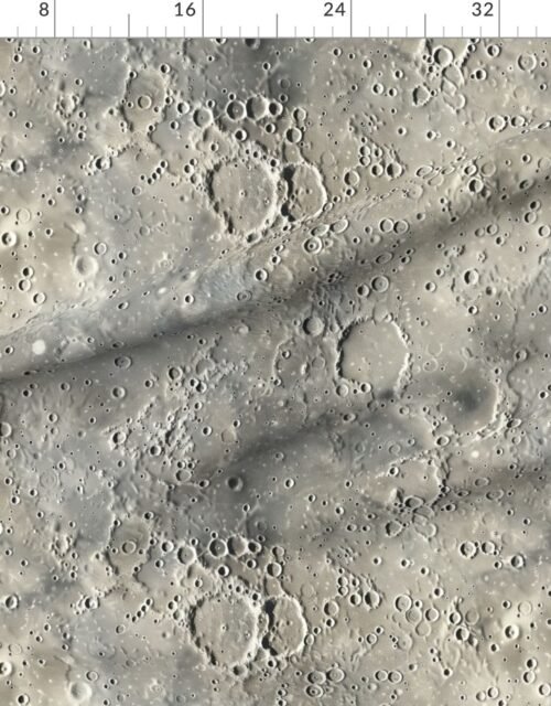 Ethereal Moon Surface Top-Down View