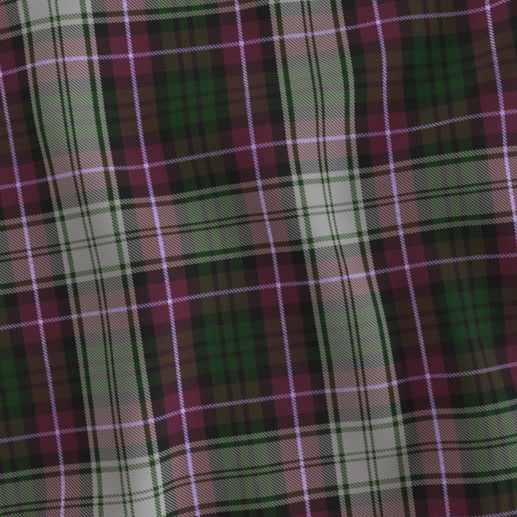 Gray Maroon Green Scottish Highland Christmas Winter Woolies