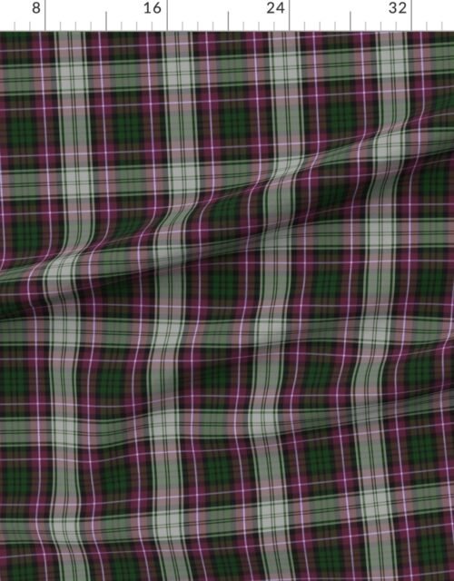 Gray Maroon Green Scottish Highland Christmas Winter Woolies