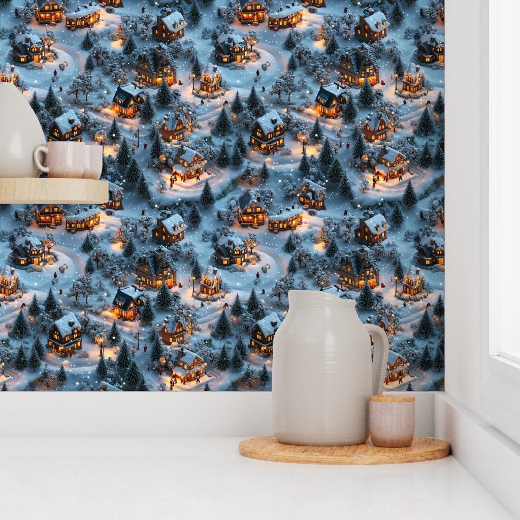 Night Before Christmas – Twilight Serenity Wallpaper