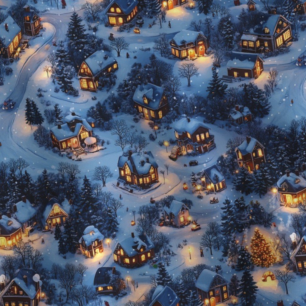 Snowy Twilight – Night Before Christmas