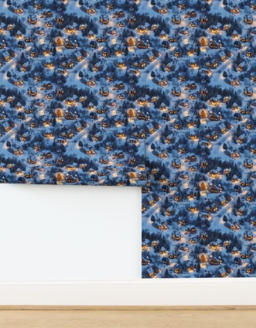 Snowy Twilight - Night Before Christmas Wallpaper