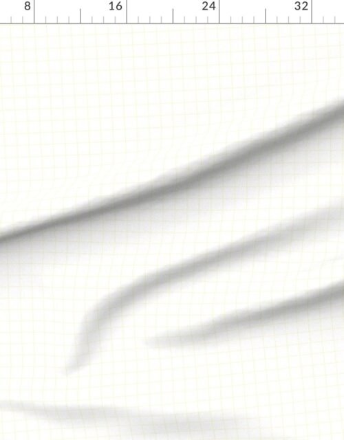 1 Inch Grid Line Pattern with Sunshine Yellow Lines on White