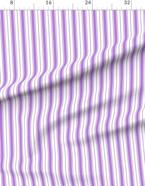 Provence Lavender Ticking Stripe Design