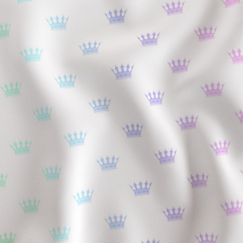 Subtle Pastel Crown Pattern – Regal Hues Collection