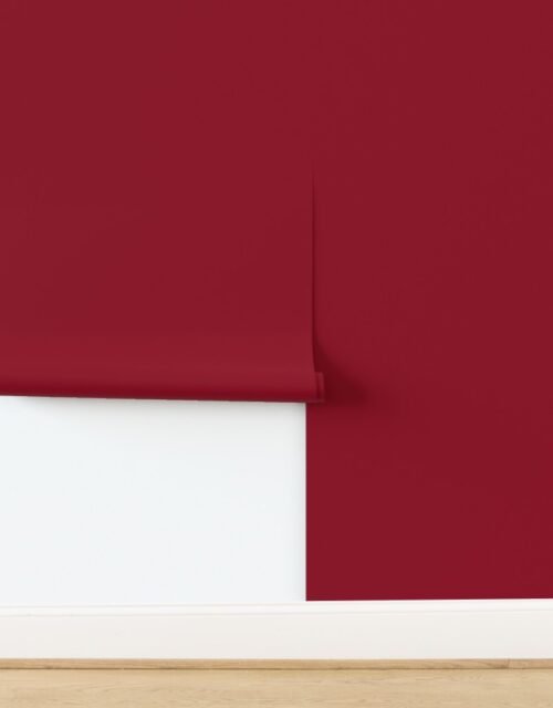 Solid Burgundy Red - Palette de Provence Wallpaper